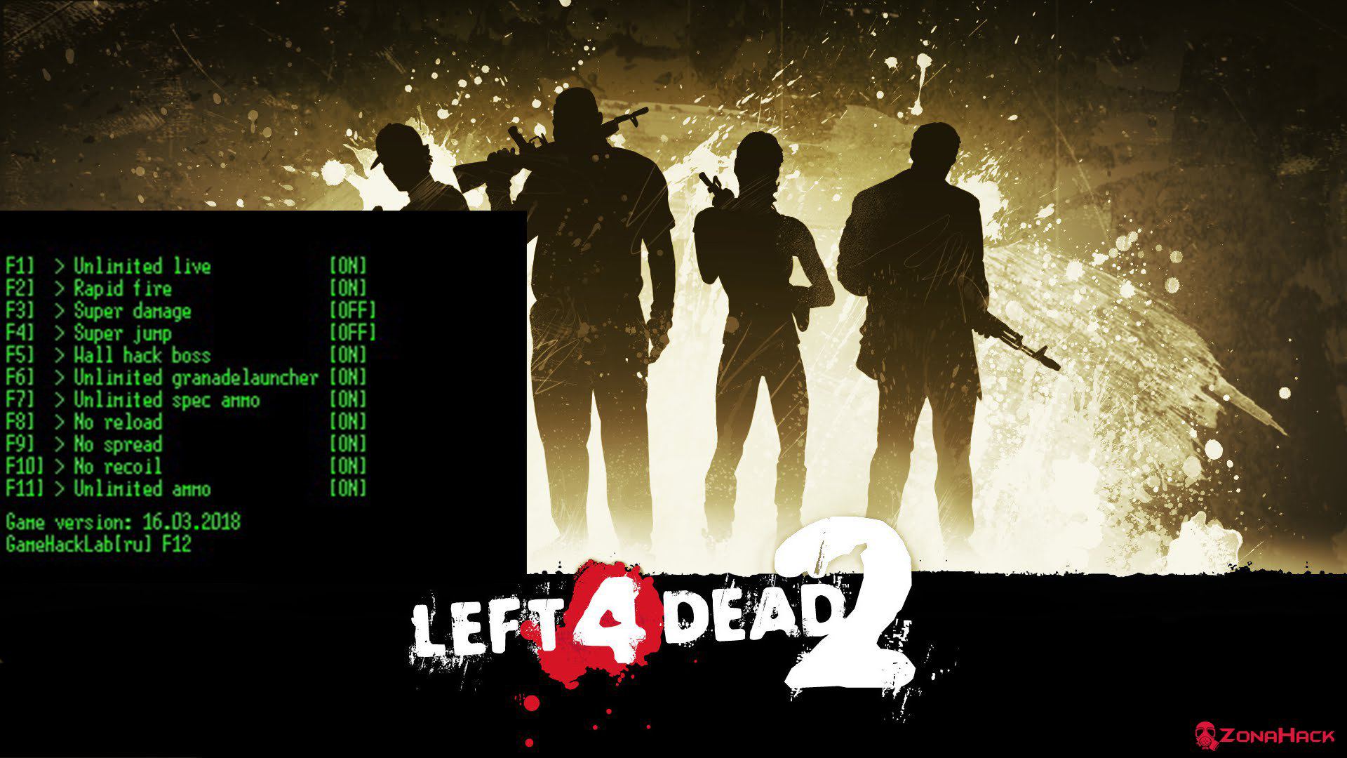 Чит к игре Left 4 Dead 2 (+11) [v.2149]